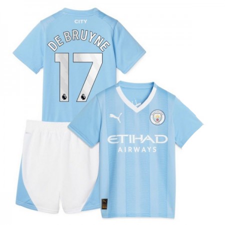 Camiseta Niño Manchester City 2023-24 De Bruyne 17 Primera Camiseta Niño Manchester City 2023-24 De Bruyne 17 Primera